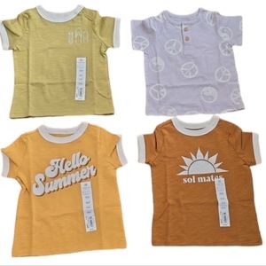 LITTLE CO BY LAUREN CONRAD BRAND BABY GIRL TEE-SHIRTS BUNDLE SIZE 9 MONTHS